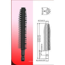 Silicone double dense type mascara brush